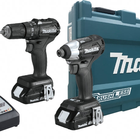 (停產) Makita 牧田 DLX2221BX5/DLX2221X5 18V 充電式工具套裝（衝擊電鑽+衝擊起子機）-hong-kong