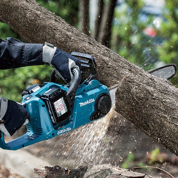 Makita DUC353Z 充電式鏈鋸350毫米(14")(無碳刷馬達)(鋰18Vx2)(淨機)-hong-kong