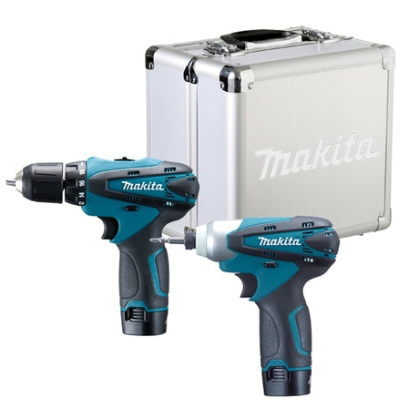Makita LCT204 10.8V 套裝鋰電孖批 (DF330D 起子 + TD090D 衝擊鑽)(1.3Ah電池)-hong-kong