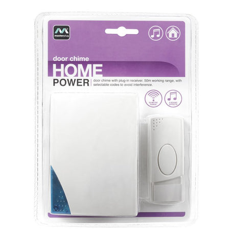 英國 MasterPlug DC1-MP 電池式無線門鈴/門鐘-hong-kong