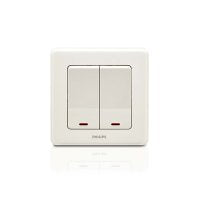 Philips Switches 20A兩位雙極開關掣連指示燈 (白色) ORI2GDPSW-hong-kong