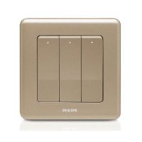 Philips Switches 16AX 三位單控開關掣,COCO (可可色) ORI3G1WSWCC-hong-kong