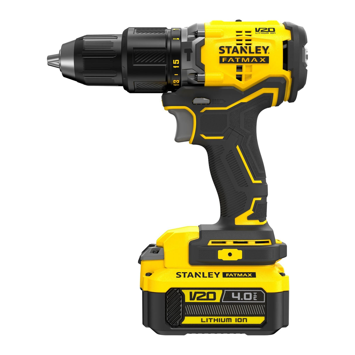 美國 STANLEY 史丹利 SFMCD715M2K-GB V20 充電式無刷衝擊電鑽 (2電1充套裝)-hong-kong