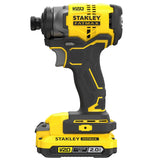 美國 STANLEY 史丹利 SFMCF810D2K-GB V20 充電式無刷衝擊起子 (2電1充套裝)-hong-kong