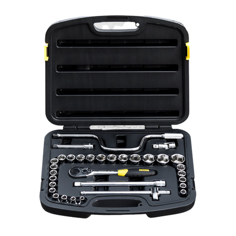 STANLEY 史丹利 89-509-22 43件套12.5mm公英制套筒+棘輪扳手套裝-hong-kong