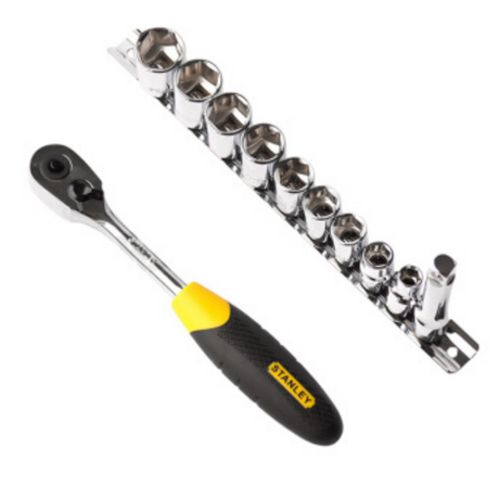 STANLEY 史丹利工具 95-322-1-23 11件10MM系列套筒套裝-hong-kong