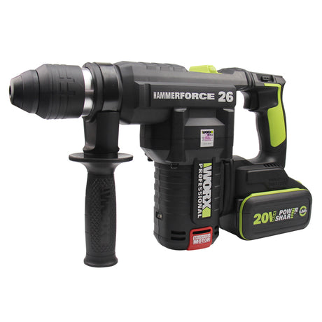 Worx 威克士 20V 26MM無碳刷電錘 WU399-hong-kong