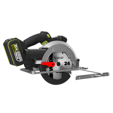 WORX WU536 165MM 充電式圓鋸 (無碳刷)-hong-kong