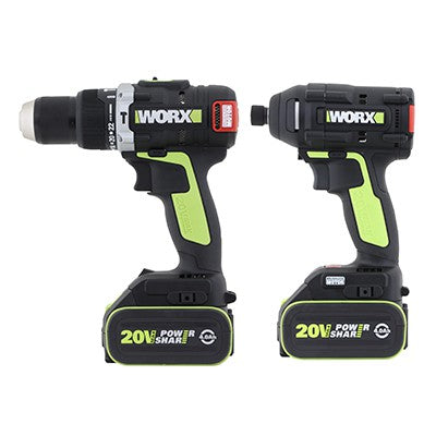 Worx 威克士 20V 石屎批/起子機孖寶 WU937 (WU189+WU294)-hong-kong