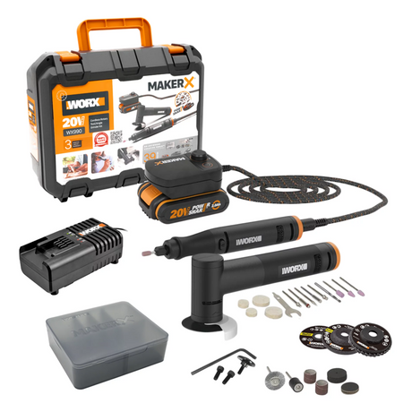 WORX WX990 MAKER X 20V 電磨筆+角磨機組合套件-hong-kong