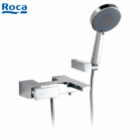 Roca Escuadra Z5A0120C0N 掛牆式浴缸龍頭連花灑-hong-kong