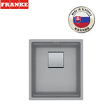 FRANKE KNG 110-37 (125.0529.503) Kubus 2 花崗岩 檯底 單星盆 410x460mm 岩灰色-hong-kong