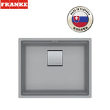 FRANKE KNG 110-52 (125.0529.605) Kubus 2 花崗岩 檯底 單星盆 560x460mm 岩灰色-hong-kong