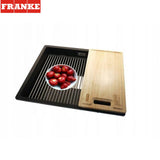 FRANKE KNG 120 (125.0529.860) Kubus 2 花崗岩 檯底 雙星盆 760x460mm 瑪瑙黑-hong-kong