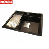 FRANKE KNG 110-52 (125.0529.604) Kubus 2 花崗岩 檯底 單星盆 560x460mm 極光白-hong-kong