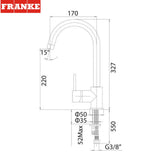 FRANKE PT 903C (115.0556.861) Alto 星盆龍頭 (鍍鉻色)-hong-kong