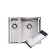FRANKE BXX 260-4002E SBL Box 不銹鋼 檯面/檯底 雙星盆 662x450x200mm 銀色-hong-kong