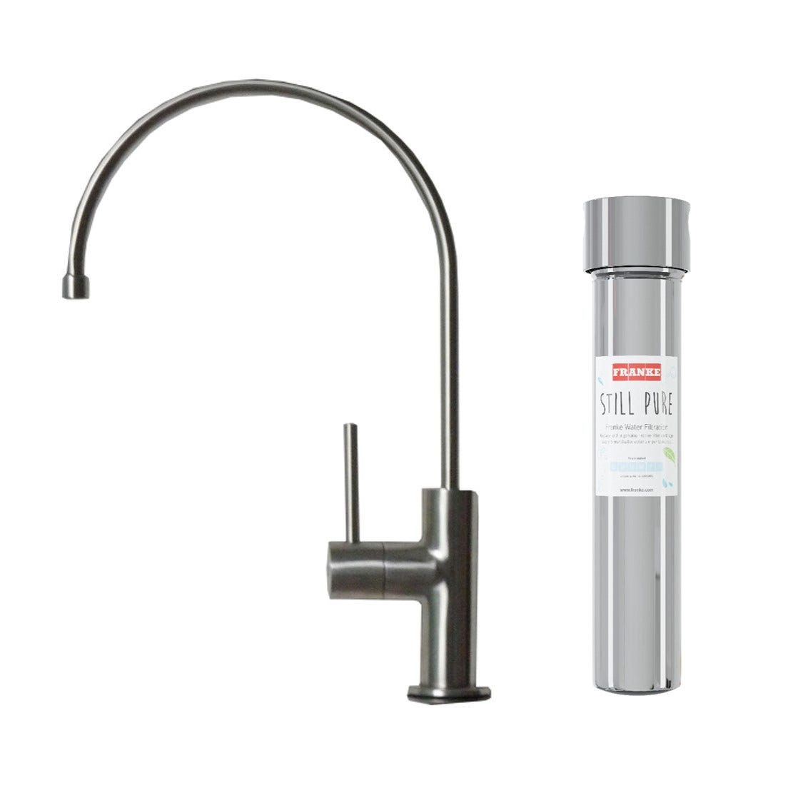 FRANKE StillPure™ 檯下濾水器 及 Mini Clear 飲水龍頭 112.0621.869 + CF 01S (115.0156.115)-hong-kong