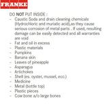 FRANKE TE-75S (134.0483.704) Turbo Elite Slimline 廚餘機 (可連安裝服務)-hong-kong