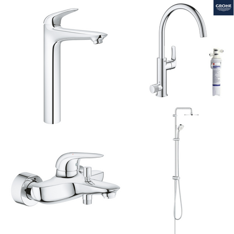 德國 GROHE 23719003+23726003+26453001+31722000 超值浴室及濾水龍頭套裝 C12-hong-kong
