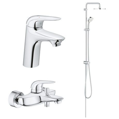 德國 GROHE 23715003+23726003+26453001 超值浴室龍頭套裝C3-hong-kong