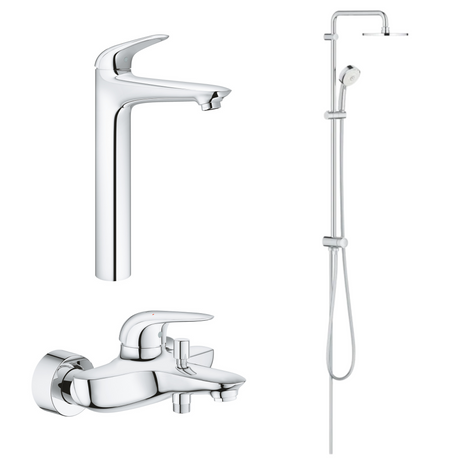 德國 GROHE 23719003+23726003+26453001 超值浴室龍頭套裝C4-hong-kong