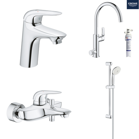 德國 GROHE 23715003+23726003+27644001+31722000 超值浴室及濾水龍頭套裝C9-hong-kong