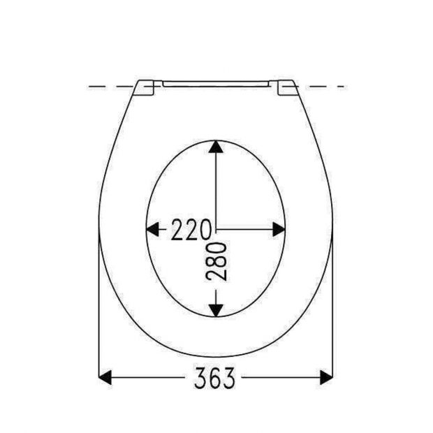 HARO 534446 Laval 油壓式廁板 (適用於：Roca Victoria)-hong-kong