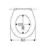 HARO 534446 Laval 油壓式廁板 (適用於：Roca Victoria)-hong-kong