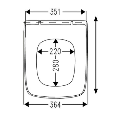 HARO 530678 Calida 油壓式廁板 (適用於：Roca Dama Senso)-hong-kong