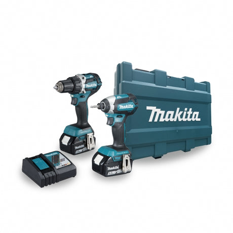 Makita 牧田 DLX2189T 充電式工具套裝（起子電鑽+衝擊起子機）-hong-kong