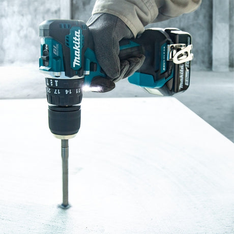 Makita 牧田 DHP487SAE 18V 充電式衝擊電鑽 (2.0Ah套裝)-hong-kong