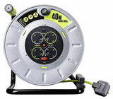 英國 Masterplug OTLU40134SL-PX 4 Socket 13A 40M 電線拖轆-hong-kong