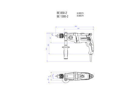 metabo 麥太保 BEV 1300-2 16mm電鑽-hong-kong