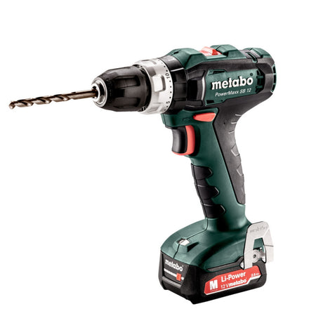 metabo 麥太保 PowerMaxx SB 12 充電衝擊鑽 (鋰12V) (套裝)-hong-kong