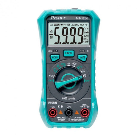 PRO'SKIT 台灣寶工 3-5/6 Auto-range 自動量程真有效值數位電錶 MT-1236-hong-kong