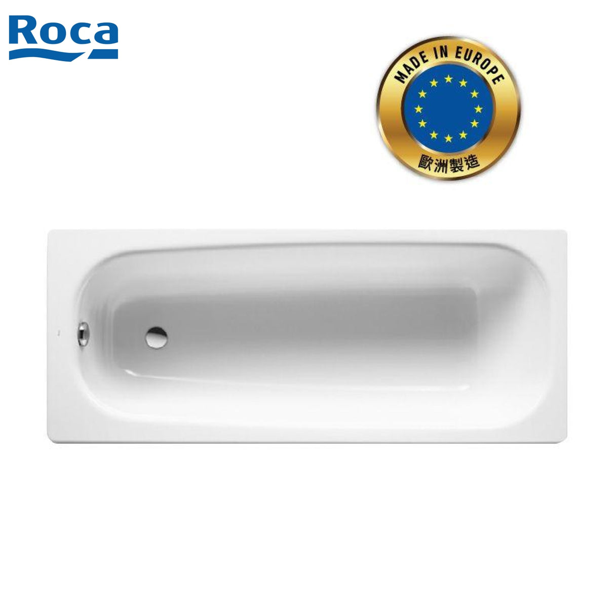 ROCA A212911001 Continental 1700x700x400mm 鑄鐵浴缸-hong-kong