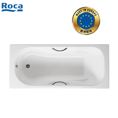 Roca A233450001 Malibu 1600x700x420mm 鑄鐵浴缸-hong-kong