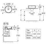 ROCA A3270MK000 Alter / The Gap 檯上盆 400x130mm 白色-hong-kong