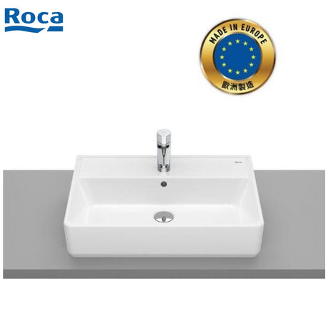 ROCA A3270MN000 The Gap 檯上盆 600x420x130mm 白色-hong-kong