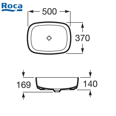Roca A327500630 Inspira SOFT 檯上盆 (珍珠色)-hong-kong