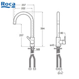 Roca A5A7409CN0 Mencia 昇盆龍頭-hong-kong