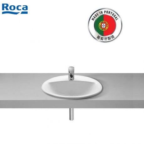 ROCA A327866000 Rodeo 檯面盆 520x410x185mm 白色-hong-kong