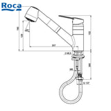 Roca Mitos 5A8181C0N 可拉出式星盆龍頭-hong-kong