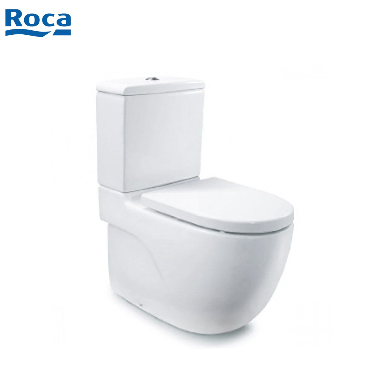 ROCA N-Meridian Rimless 自由咀分體座廁配歐樂油壓板套裝 341249+342249+80N2A2 白色-hong-kong