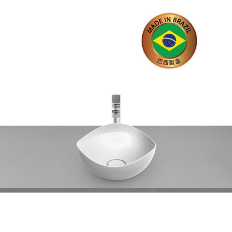 ROCA A327A15000 Ohtake 檯上盆 375x370x175mm 白色-hong-kong