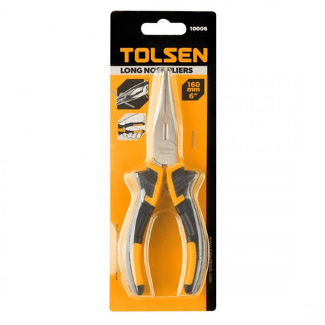 東森牌 - TOLSEN 10006# 膠柄尖嘴鉗 6" (香港行貨)-hong-kong
