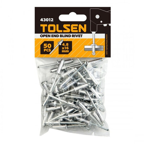 東森牌 - TOLSEN 拉釘 (50支/包)-hong-kong