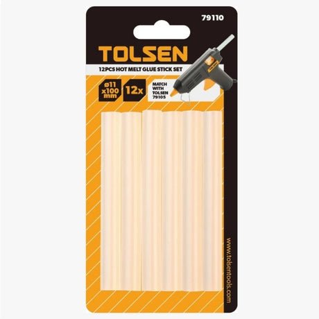 東森牌 - TOLSEN 79110# 熱熔膠條 12支裝 (11.2 x 100mm)-hong-kong