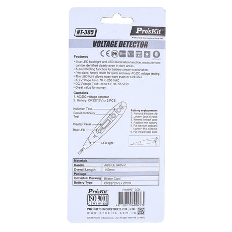 Pro'sKit 數顯式驗電筆(接觸式) NT-305-hong-kong